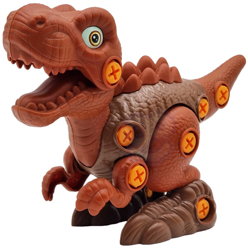 WOOPIE Konštrukčná Stavebnica Skladací DINO REX + Skrutkovač 31 Dielov