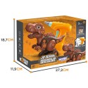 WOOPIE Konštrukčná Stavebnica Skladací DINO REX + Skrutkovač 31 Dielov