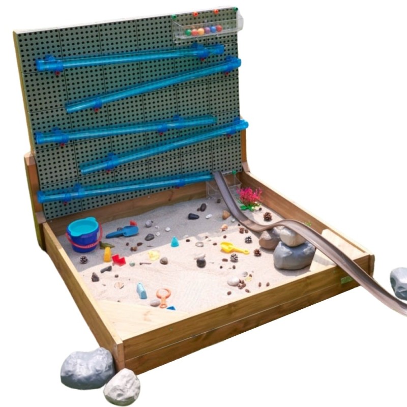 MASTERKIDZ XXL STEM WALL 2v1 Kreatívna Tabuľa a Pieskovisko