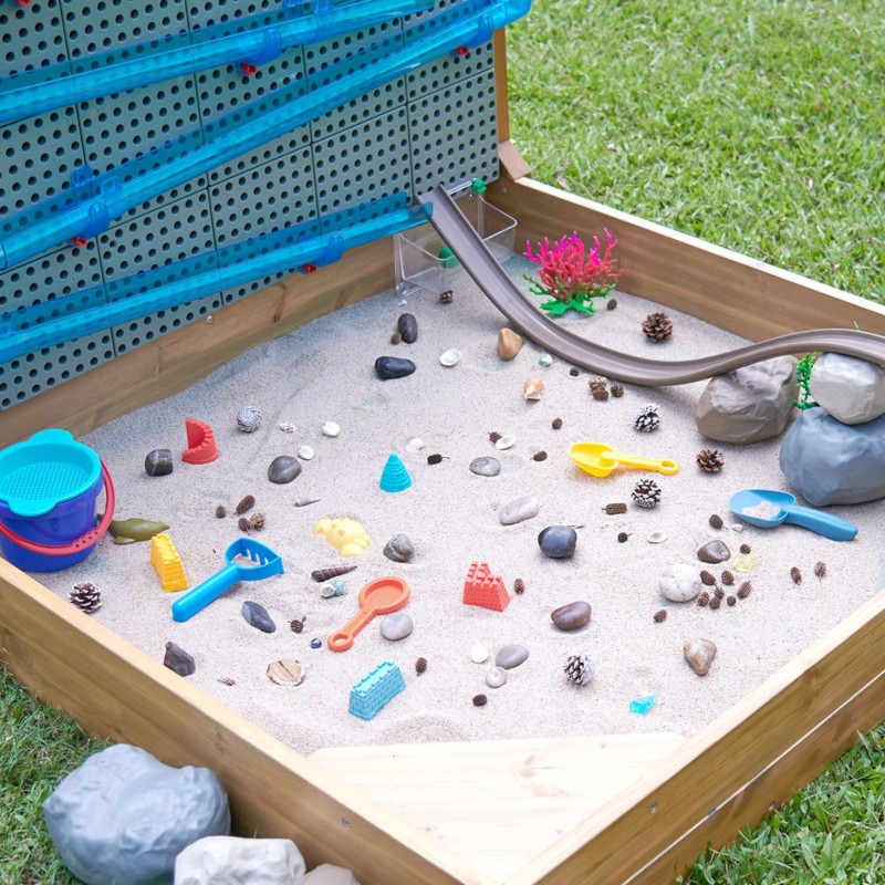 MASTERKIDZ XXL STEM WALL 2v1 Kreatívna Tabuľa a Pieskovisko