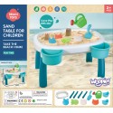 WOOPIE Vodný Stolík a Pieskovisko s Príslušenstvom 2v1
