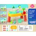 WOOPIE Vodný Stolík a Pieskovisko s Príslušenstvom 8 Dielov