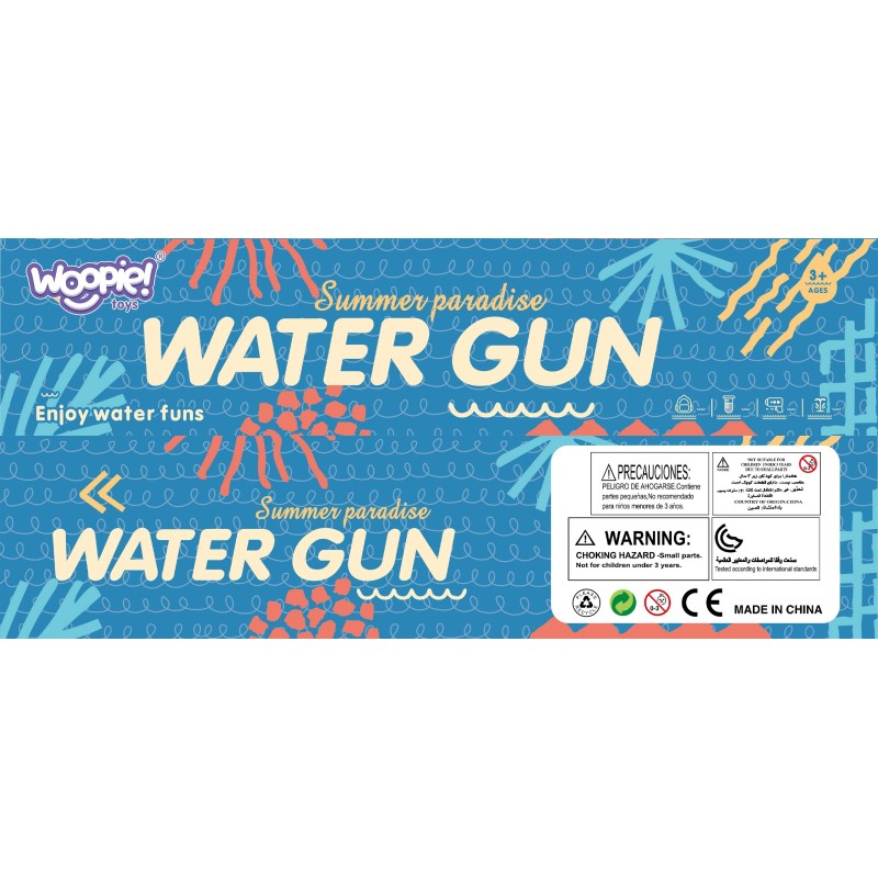 WOOPIE Vodná Pištoľ s Batohom UFO MONSTER - Objem 2,1 l