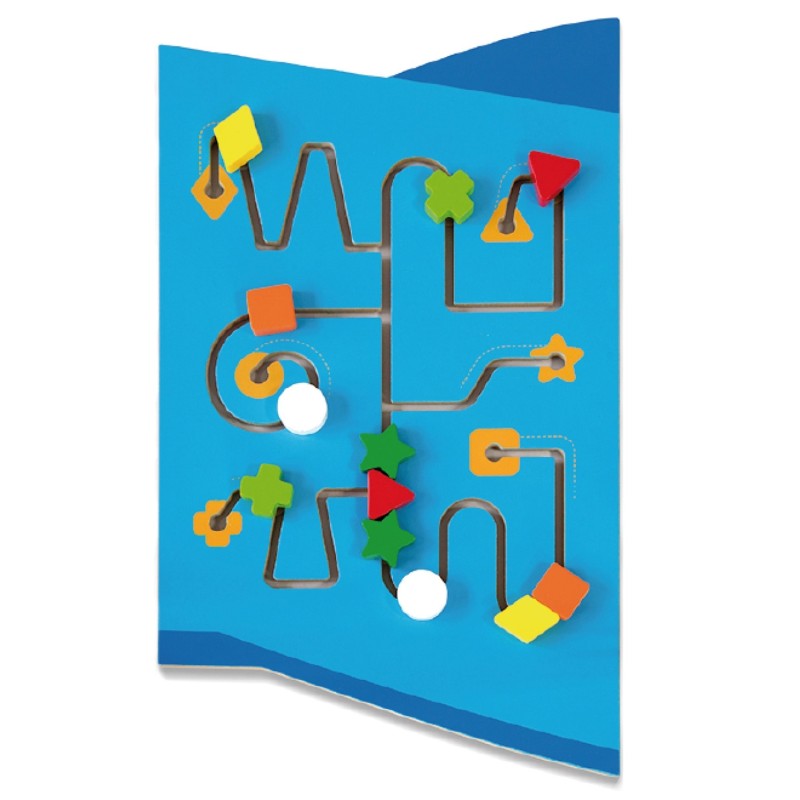 Senzorická Edukačná Drevená Tabuľa Montessori - Lietadlo VIGA