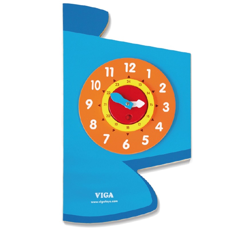 Senzorická Edukačná Drevená Tabuľa Montessori - Lietadlo VIGA