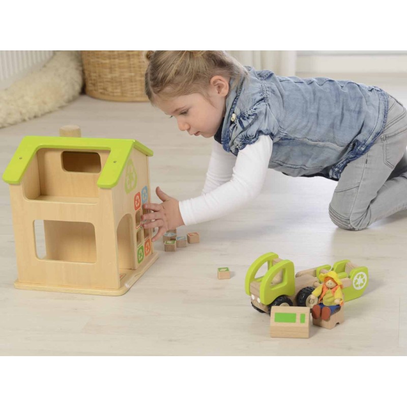 Drevená Stanica na Recykláciu Odpadu Masterkidz