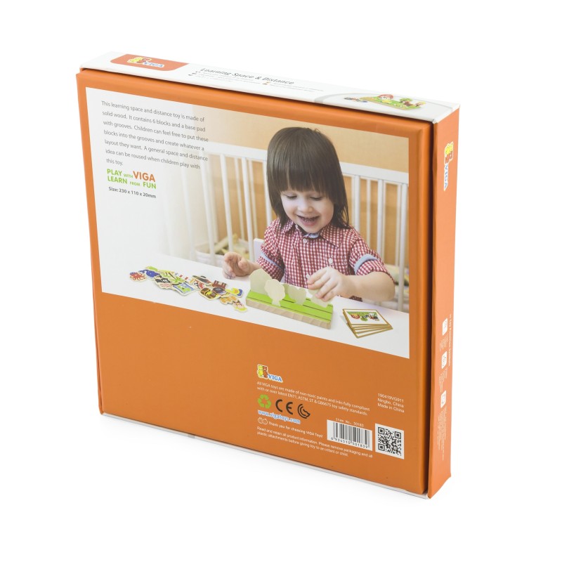 Drevená Hra na Vkladanie Obrázkov VIGA
