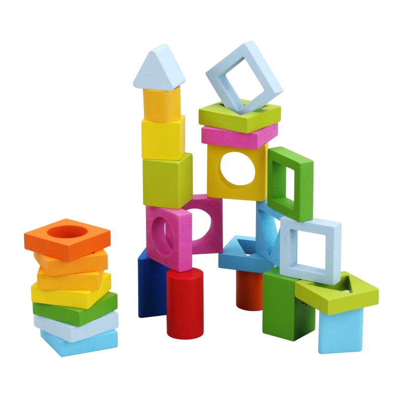Drevené Geometrické Tvary na Triedenie Classic World Montessori