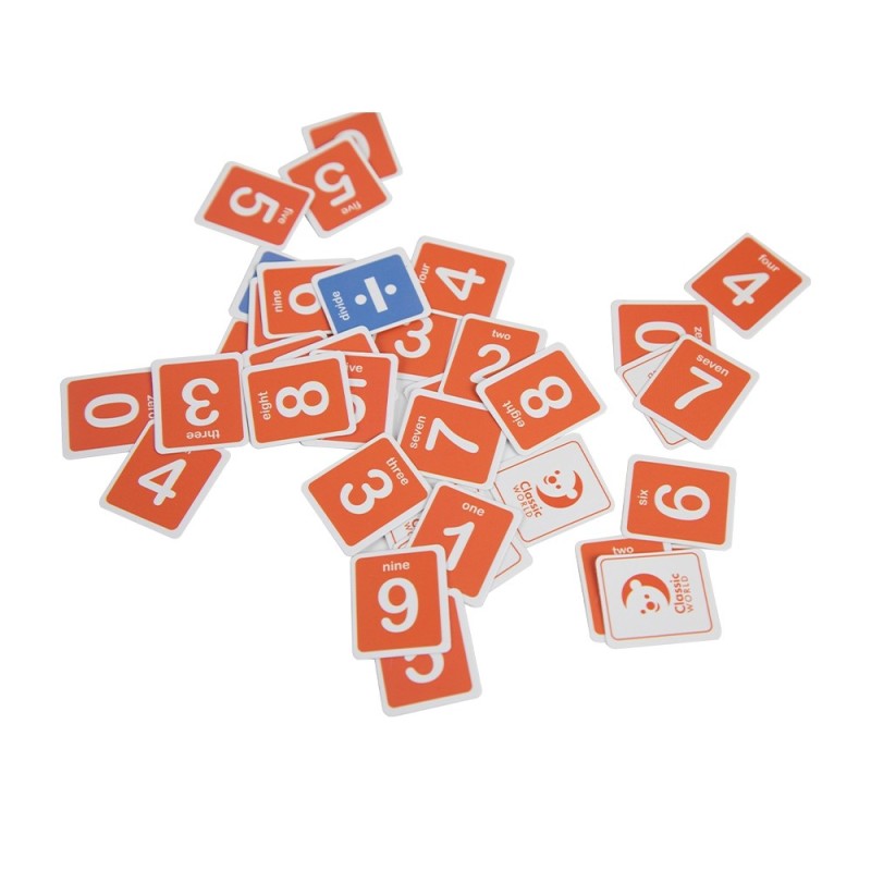 Drevené počítadlo s číslicami - Classic World