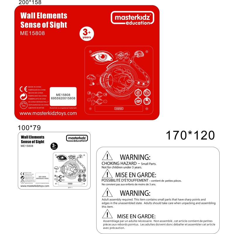 Edukačná Tabuľa Masterkidz - Zrak