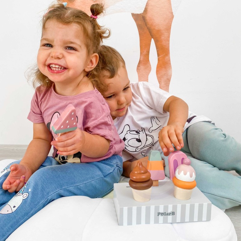 Drevená Zmrzlina a Nanuky so Stojanom 5 ks. VIGA PolarB