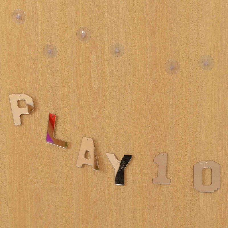 MASTERKIDZ Zrkadlové Písmená a Čísla z Akrylu