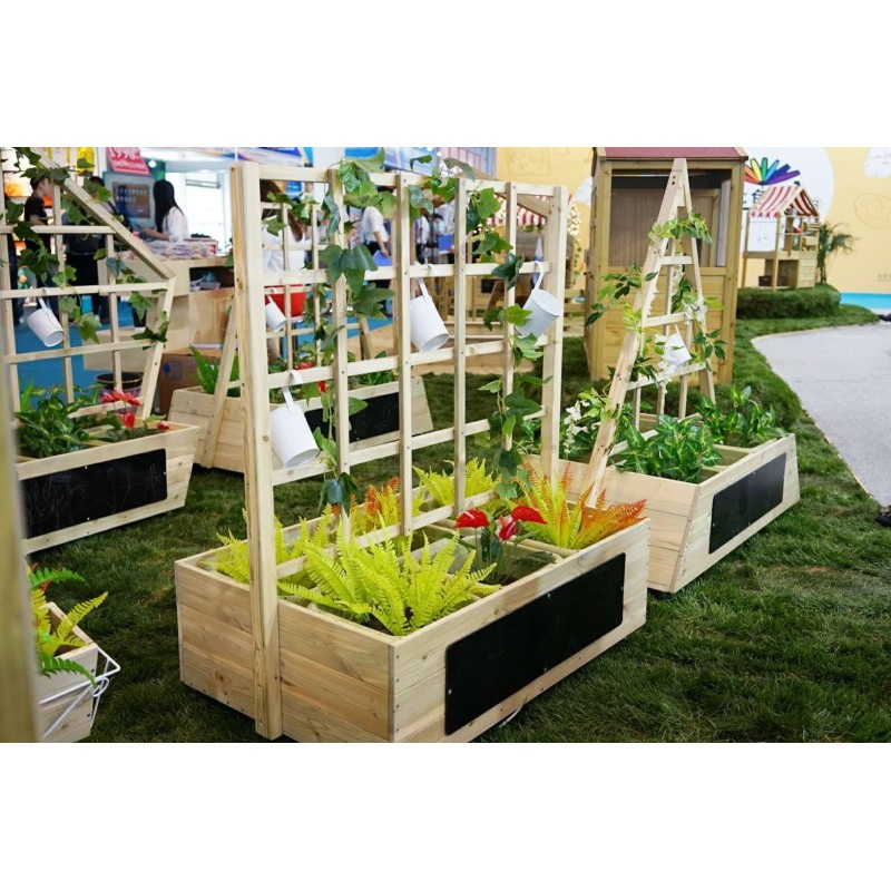 CLASSIC WORLD EDU Mobilný Drevený Záhon s Tabuľou