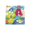 VIGA Vkladacie Drevené Puzzle s Úchytkami Oblečenie