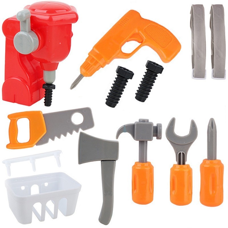 WOOPIE Prenosná Detská Dielňa v Batohu 15 DIelov