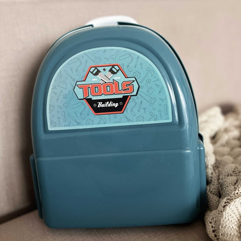 WOOPIE Prenosná Detská Dielňa v Batohu 15 DIelov