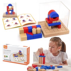 VIGA Drevená Stavebnicová 3D Montessori Hra
