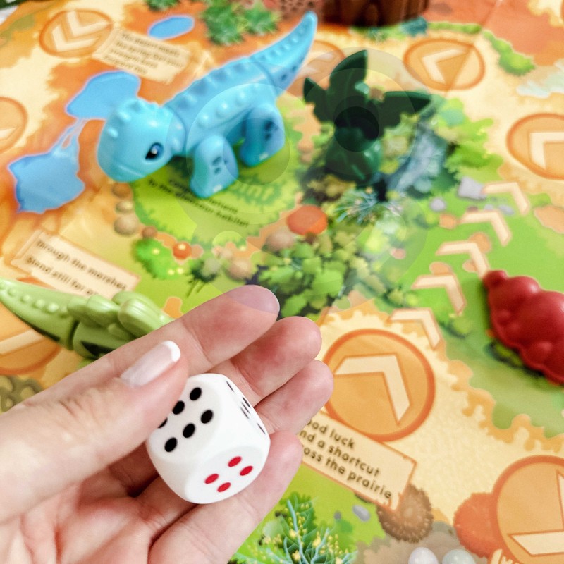 WOOPIE Dino Skladačky a Spoločenská Hra 2v1