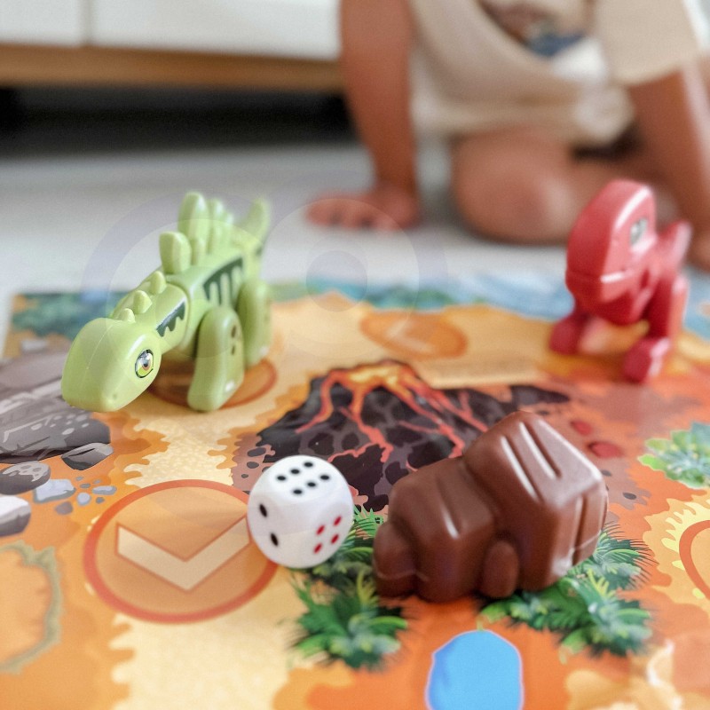 WOOPIE Dino Skladačky a Spoločenská Hra 2v1