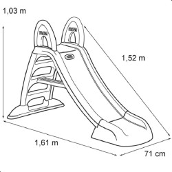 Záhradná Šmykľavka s Toboganom 152 cm FEBER