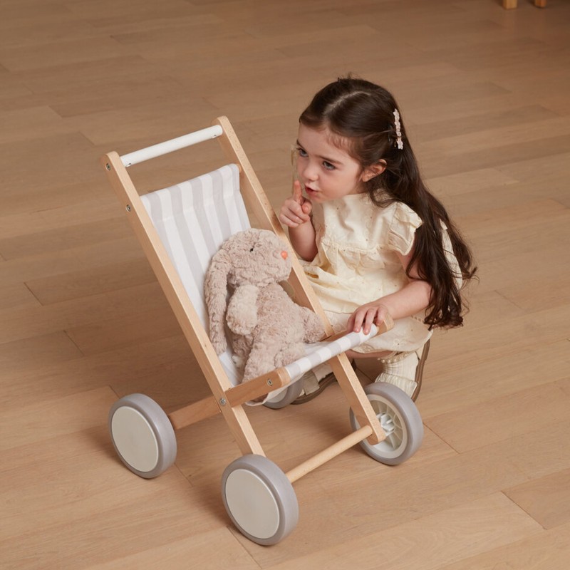 VIGA Drevený Športový Kočík pre Bábiky