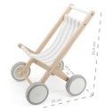 VIGA Drevený Športový Kočík pre Bábiky
