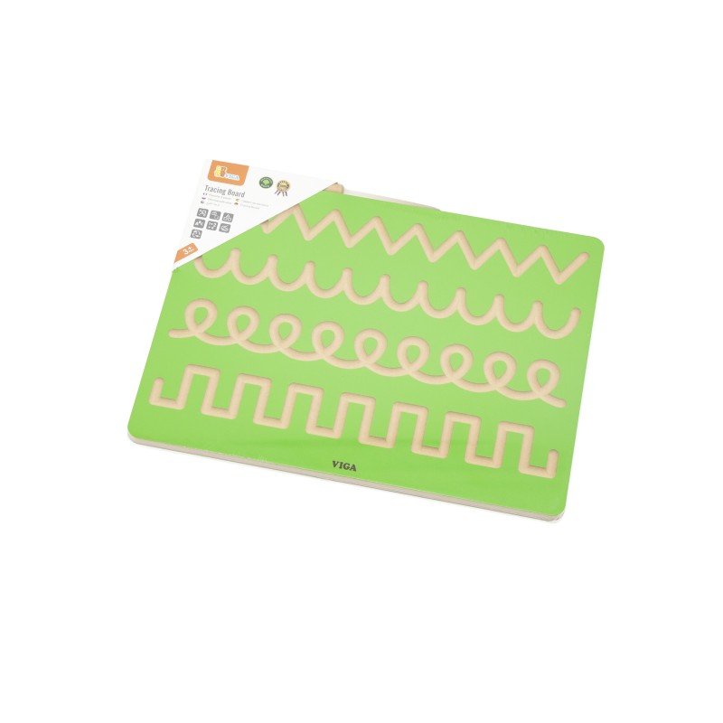 VIGA Grafomotorická Tabuľa - Vlnovky
