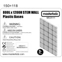 Kreatívna Edukačná Tabuľa Masterkidz STEM 120x80 cm Bez Montážneho Panelu