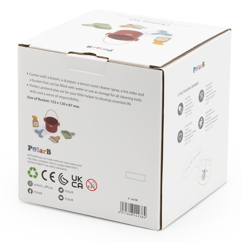 VIGA PolarB Drevená Upratovacia Sada pre Deti