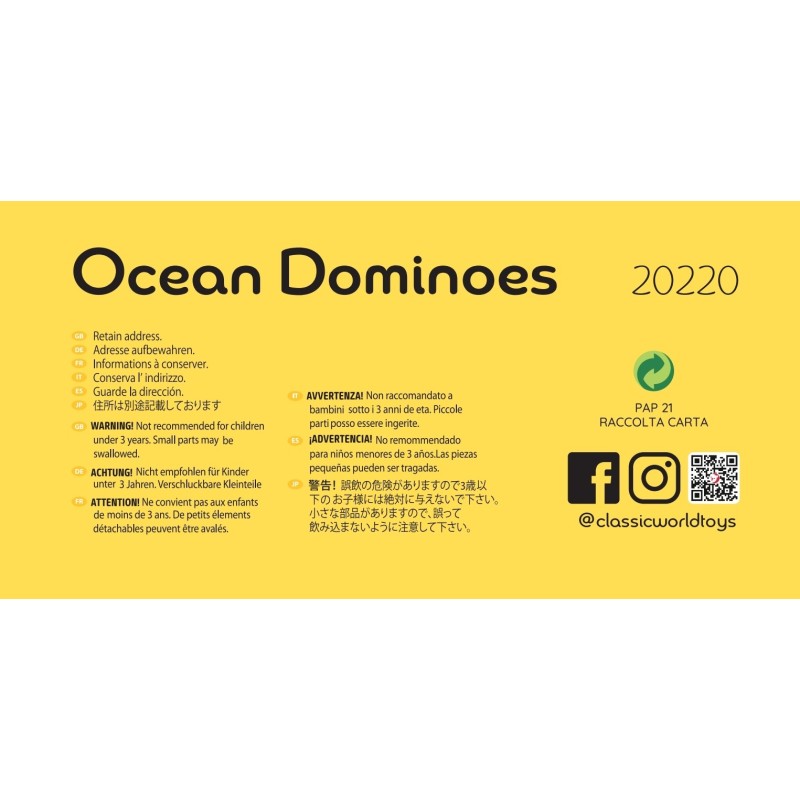 CLASSIC WORLD Montessori Drevené Domino - Prekážková Dráha 100 ks.