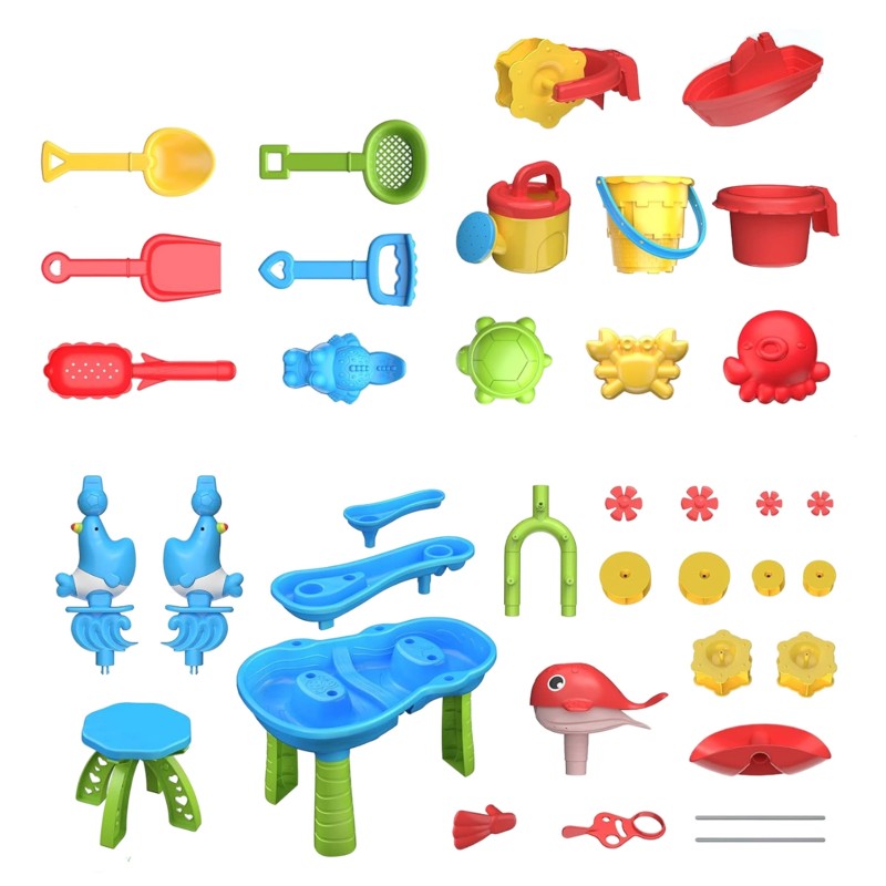 WOOPIE Vodný Stolík XL s Príslušenstvom 37 Dielov