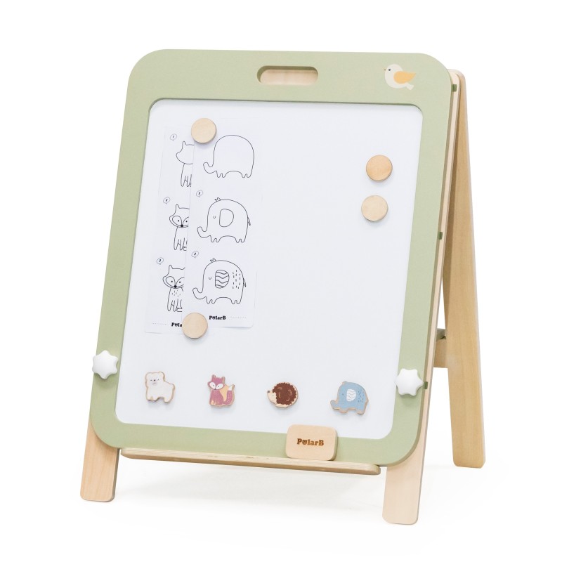 VIGA PolarB Drevená Kriedová a Magnetická Tabula