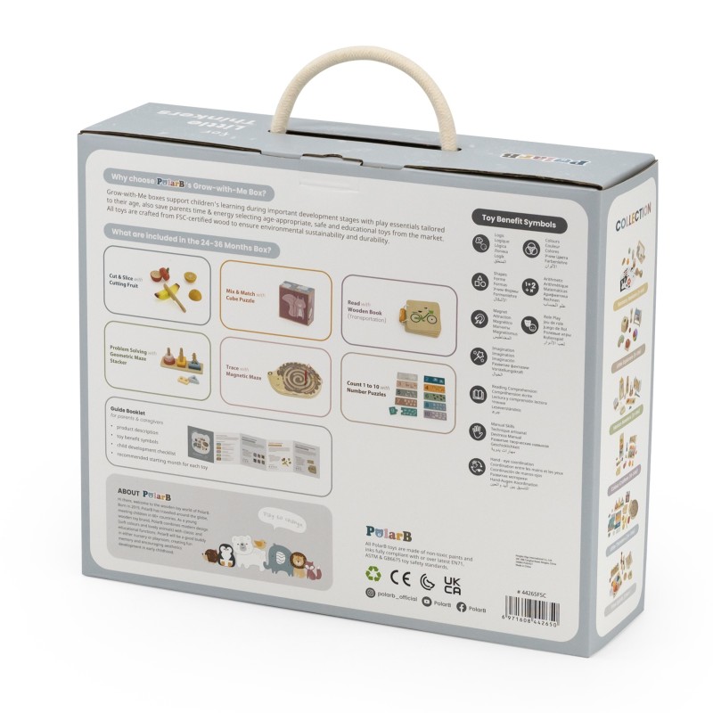 VIGA Vzdelávací Box pre Deti od 24-36 Mesiacov