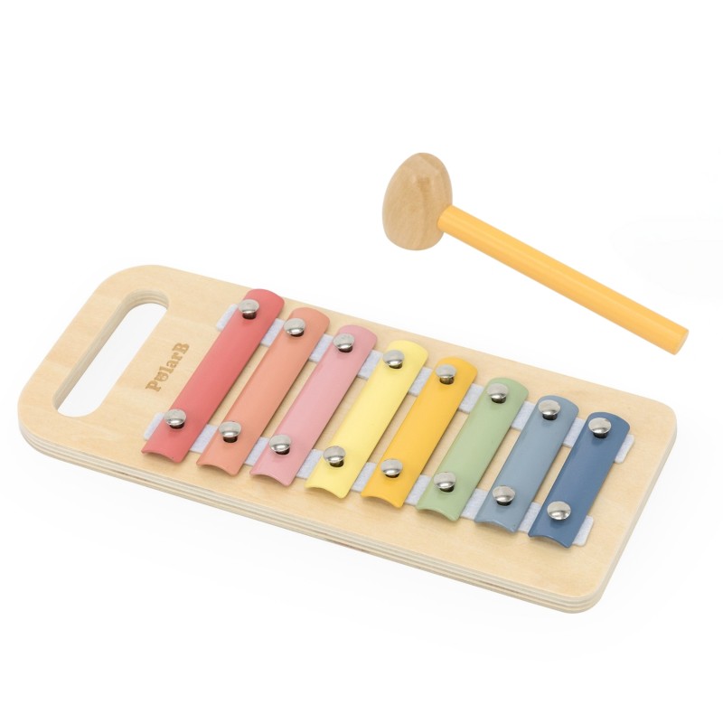 VIGA PolarB Drevená Zatĺkačka + Cimbal Xylofón 2v1