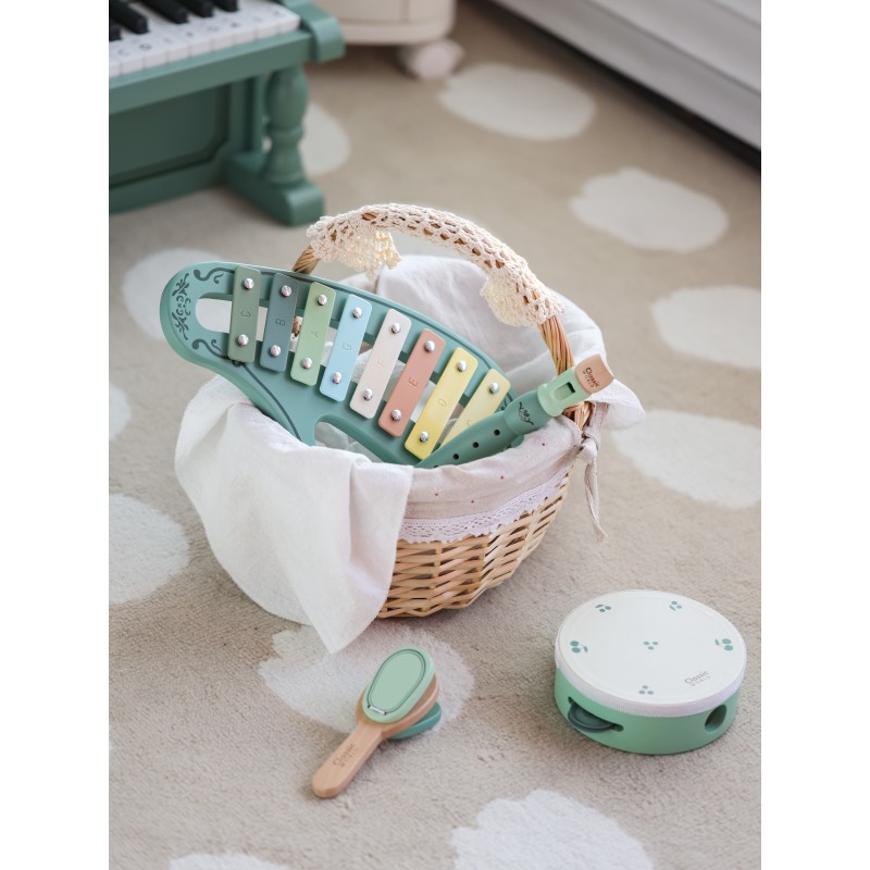 CLASSICLASSICLASSIC WORLD Drevené Hudobné Nástroje Vintage 18m