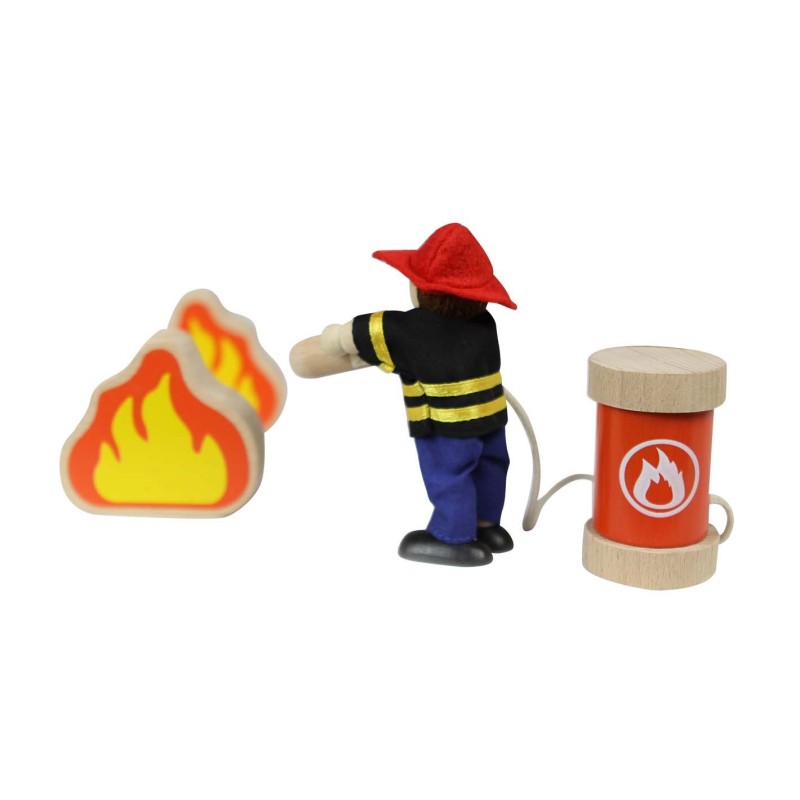 Drevená Mini Hasičská Stanica Masterkidz