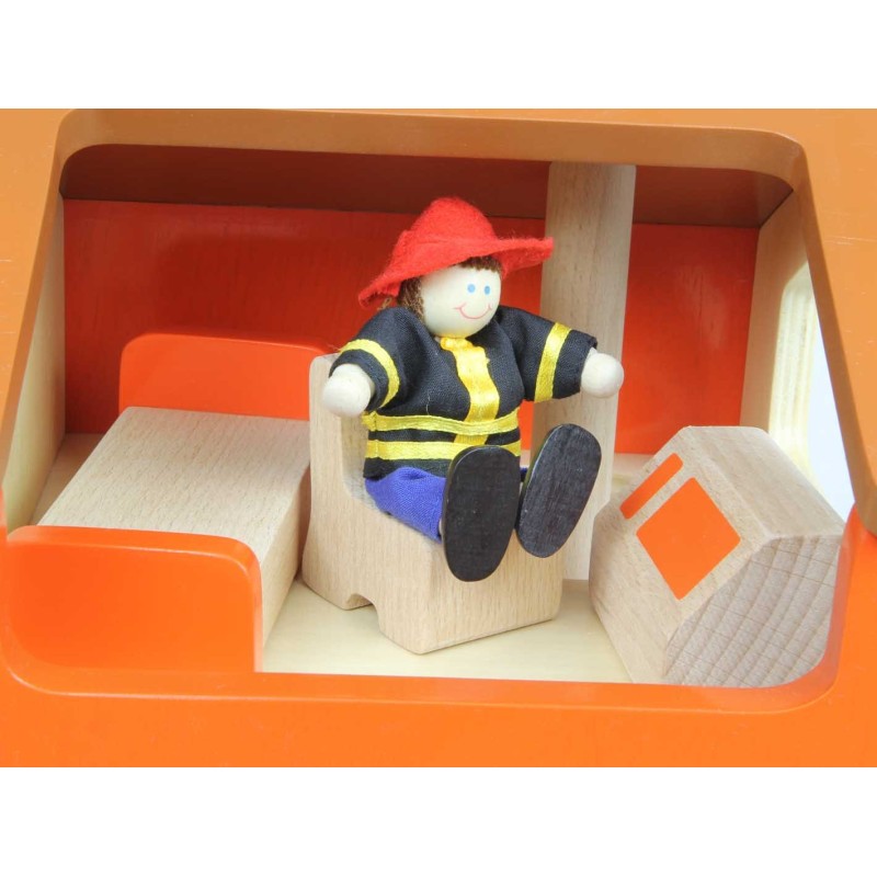 Drevená Mini Hasičská Stanica Masterkidz
