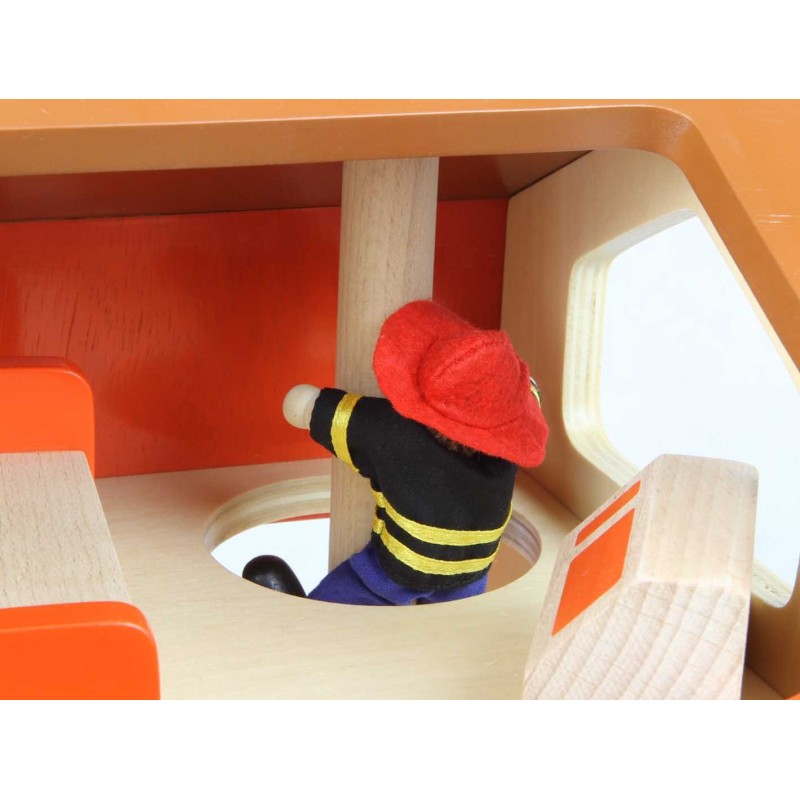 Drevená Mini Hasičská Stanica Masterkidz
