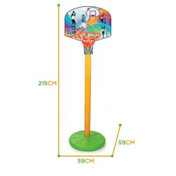 WOOPIE basketbalová súprava 215 cm + lopta