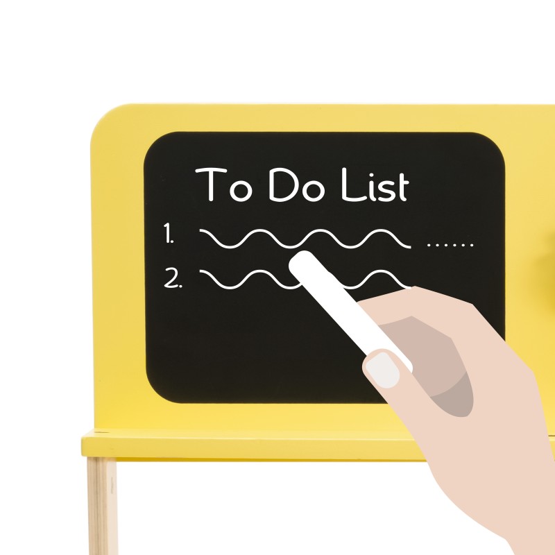 CLASSIC WORLD Detská Drevená Dielňa s Kriedovou Tabuľou a Náradím 27 Dielov