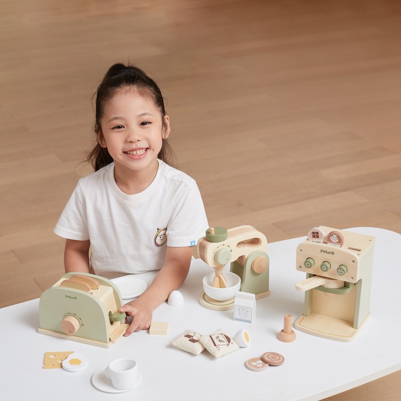 VIGA PolarB Drevený Kuchynský Mixér s Príslušenstvom