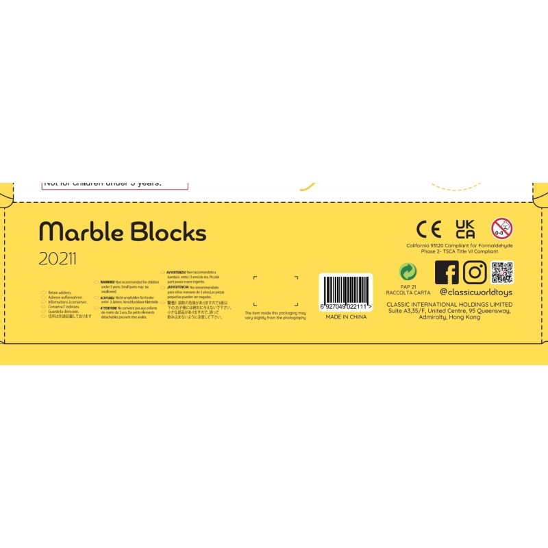 CLASSIC WORLD Drevená Stavebnica - Guľôčková Dráha