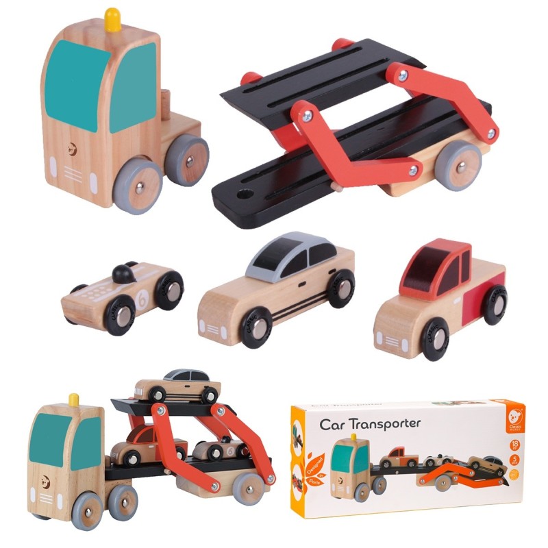 Drevená Odťahovka s Autíčkami - Classic World