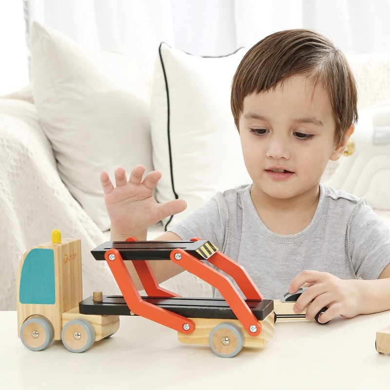 Drevená Odťahovka s Autíčkami - Classic World