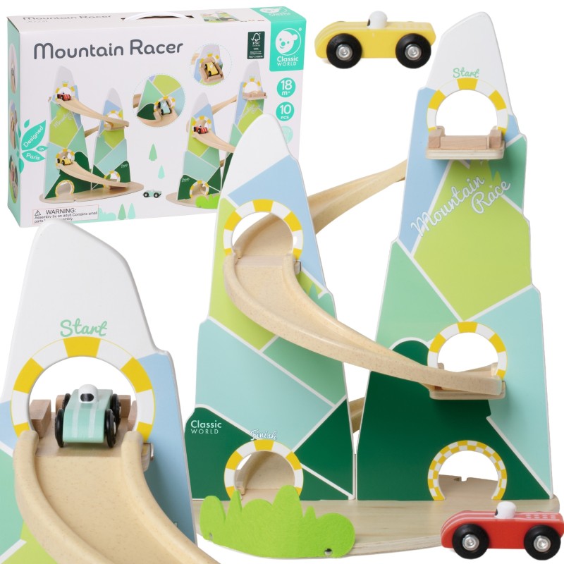 CLASSIC WORLD Drevená Autodráha „Horské Preteky“