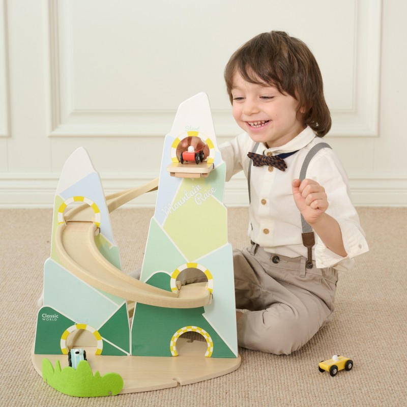 CLASSIC WORLD Drevená Autodráha „Horské Preteky“