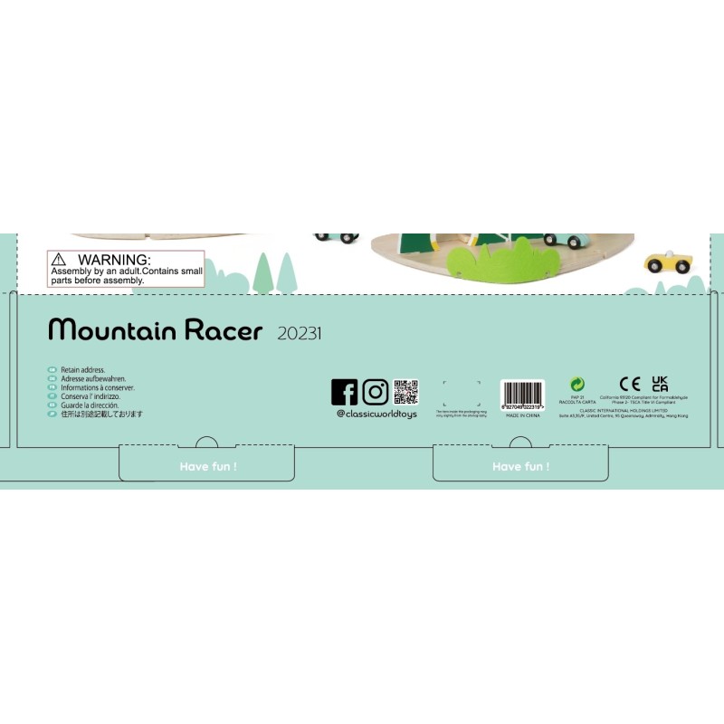 CLASSIC WORLD Drevená Autodráha „Horské Preteky“