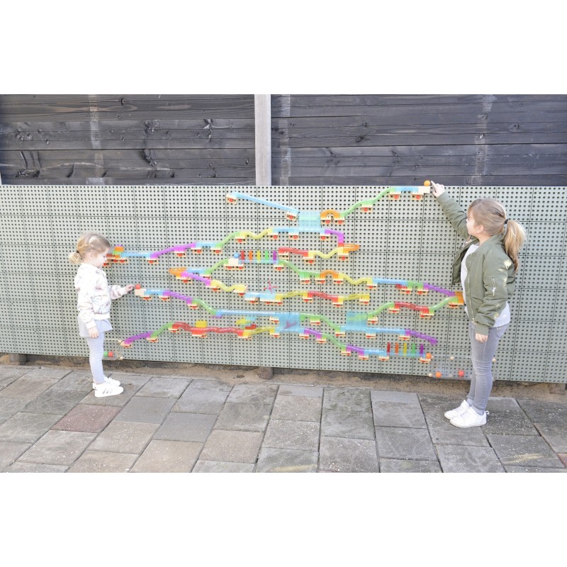 Sada Stavebných Dielov na Guľôčkovú Dráhu Masterkidz STEM 209 Dielov