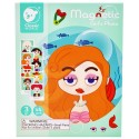 CLASSIC WORLD Magnetické Puzzle na Obliekanie - Dievča 44 Dielov