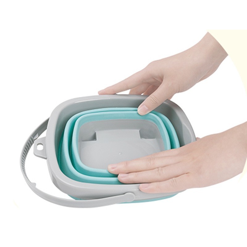 WOOPIE Modré Silikónové Vedro + Hrabličky a Lopatka